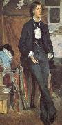 Louise-Catherine Breslau Portrait of Henry Davison, English poet Germany oil painting artist